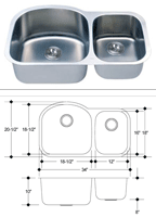 Kitchen Stainless Steel Sink