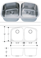  Stainless Steel High Quality Sink